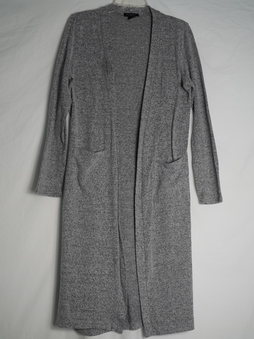 Love Cameron LA Gray Cardigan Pockets